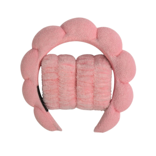 Aura Soft Spa set - Microfiber Headband + Wristband (3pc)