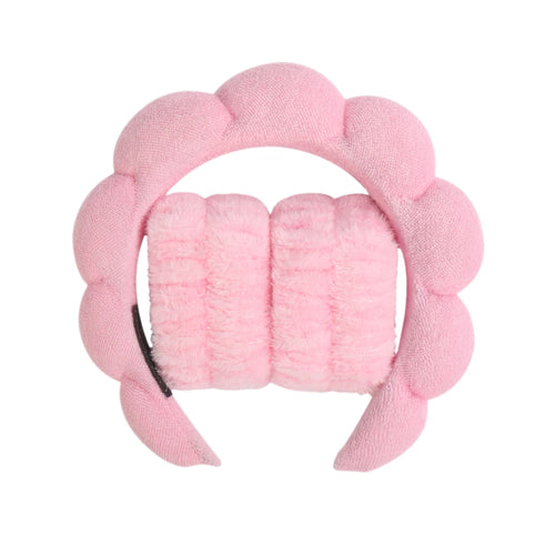 Aura Soft Spa set - Microfiber Headband + Wristband (3pc)