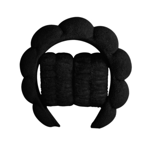 Aura Soft Spa set - Microfiber Headband + Wristband (3pc)