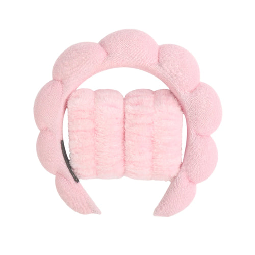 Aura Soft Spa set - Microfiber Headband + Wristband (3pc)